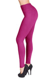 Whitewhale Women's High Waisted Rayon Lycra Leggings Super Soft Full Length Opaque Slim