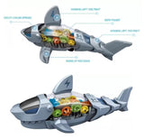 White Whale Light & Sound Educational Gear Concept Shark Bump and Go Sea Animal Model Movable Electric Shark Toy, Runs on Ground.