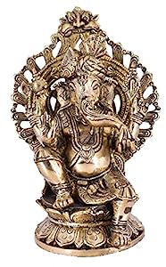 White Whale Ganesha Bhagwan Idol Ganesha Statue Ganpati Murti for Home Entrance Decor Luck Gift Home Decor