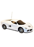 White Whale Stylish Sport Car With RC Full Function Toy Radio Control Racing Car for Kids/Boys