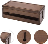 White Whale you think, we bring Cable Management Box Wooden Cord Organizer Box for Extension Cord Power Stripe Surge Protector Wire Management Concealer Organizer Cover Hider for Desktop Home