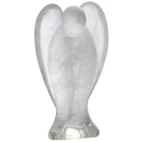 White Whale Rock Quartz Healing Crystal Gemstone Carved Pocket Crystal Guardian Angel Figurines
