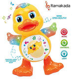 White Whale Cute Dancing Dog Toy with Reflected 3D Lights and Wonderful Music Battery Operated - Multi Color