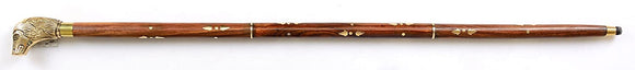 White Whale Lion Walking Stick - Men Derby Canes and Wooden Walking Stick for Men and Women - 37