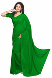 Whitewhale Bollywood Plain Georgette Saree Traditional Party/Wedding Wear