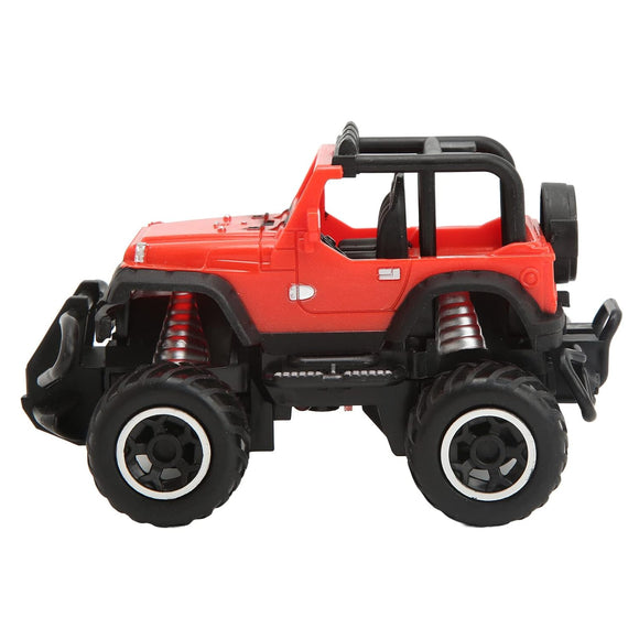 White Whale Children RC Car, 1:43 Simple Operation Anti Slip Off Road RC Car 4 Channel Fine Workmanship Stable Grip Quick Response for Early Education (Color-as per Availability).
