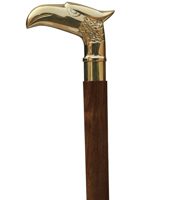 White Whale Eagle Walking Stick - Men Derby Canes and Wooden Walking Stick for Men and Women - 37