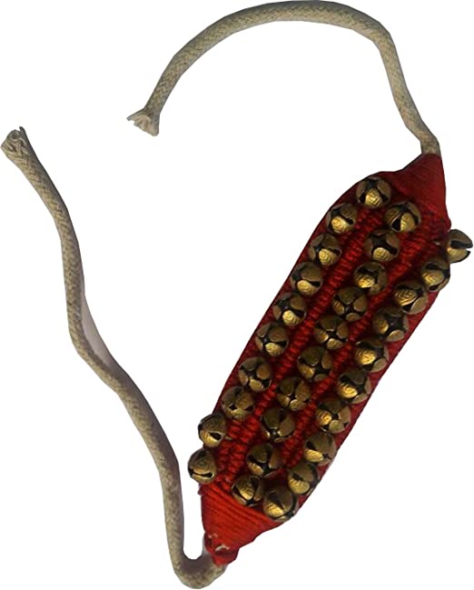 Whitewhale Handmade Indian Classical Ghungroo Dance Accessories Bharatnatyam, Kuchipudi, Odissi Ghungru For Dancer's Feet (30 bells + 30 bells)