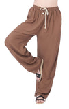 Whitewhale Women's Cotton Ealstic Waist Wide Leg Baggy Summer Casual Pajama Yoga Pants