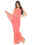 Whitewhale Bollywood Plain Georgette Saree Traditional Party/Wedding Wear