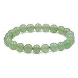 White Whale Natural Original Gemstone Round Beads Stretch Bracelet Healing Reiki 8mm