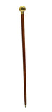 White Whale Diving Helmet Walking Stick - Men Derby Canes and Wooden Walking Stick for Men and Women - 37" Brown Ebony Brass Handle in Golden Tone Natural Wood Unisex Cane