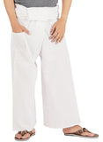 Whitewhale Mens Lightweight Cotton Thai Fisherman Pants Summer Hippie Yoga Pants