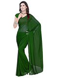 Whitewhale Bollywood Plain Georgette Saree Traditional Party/Wedding Wear