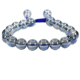 White Whale 8mm Round Beads Adjustable Braided Macrame Tassels Chakra Reiki Bracelets