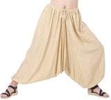 Whitewhale Men Women Cotton Baggy Hippie Boho Gypsy Aladdin Yoga Harem Pants