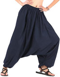 Whitewhale Men Women Rayon Baggy Hippie Boho Gypsy Aladdin Yoga Harem Pants