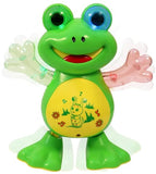 White Whale Musical and Dancing Frog Toy with Lights, Dancing Walking Toys, Baby Infant Toy Learning Development