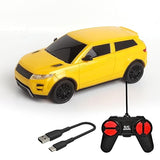 White Whale High Speed Mini 1:24 Scale USB Rechargeable Remote Control Car with Ideal for Kids (Yellow & Black)