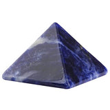 White Whale Pyramid Metaphysical Natural Gemstone Figurine