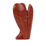 White Whale Goldstone Healing Crystal Gemstone Carved Pocket Crystal Guardian Angel Figurines -1 Inch.