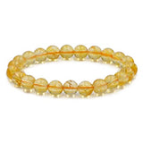 White Whale Natural Original Gemstone Round Beads Stretch Bracelet Healing Reiki 8mm