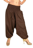 Whitewhale Men Women Cotton Baggy Hippie Boho Gypsy Aladdin Yoga Harem Pants