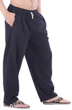 Whitewhale Mens Rayon Loose Joggers Casual Lounge Pajama Gym Workout Yoga Pants