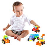 White Whale Unbreakable Automobile Car Toy Set