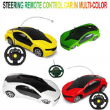 White Whale Steering Remote Control Plastic Lighting Radio Control Electric Racing Car Boys Toy Kids Gifts Multi Color