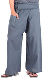Whitewhale Mens Lightweight Cotton Thai Fisherman Pants Summer Hippie Yoga Pants