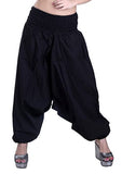 Whitewhale Men Women Cotton Baggy Hippie Boho Gypsy Aladdin Yoga Harem Pants