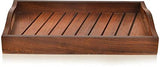 White Whale Indian Rosewood Sheesham Wood Handmade & Handcrafted Wooden Serving Tray