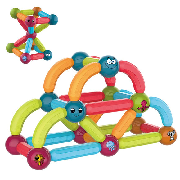White Whale Magnetic Building Blocks Toys Playing Stacking Game Magnet Whitewhale