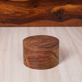 White Whale Wooden Salt Box for Kitchen or Dining Table Spice and Herb Container