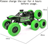 White Whale High Speed Remote Control Monster Racing Car Rechargeable Rock Climbing 8 Wheel 1:18 Scale Off Road Truck  (Multi Color)
