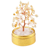 White Whale Tree Reiki Healing Crystal Gems Spiritual Feng Shui Vastu Table Décor