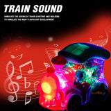 White Whale Whale Musical Toy Battery Operated Transparent Gear Train Locomotive for Kids Concept Electric Toys with Bump & Go Action Flashing Light & Sound Toy for Boys Girls (Pack of 1 ) Battery Included
Included