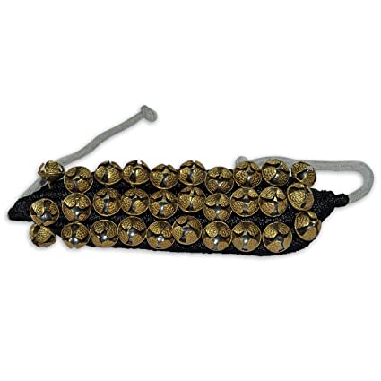 Whitewhale Handmade Indian Classical Ghungroo Dance Accessories Bharatnatyam, Kuchipudi, Odissi Ghungru For Dancer's Feet (30 bells + 30 bells)