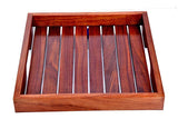 White Whale Indian Rosewood Sheesham Wood Handmade & Handcrafted Wooden Serving Tray
