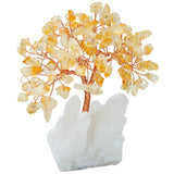 White Whale Tree Reiki Healing Crystal Gems Spiritual Feng Shui Vastu Table Décor
