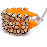 Whitewhale Handmade Indian Classical Ghungroo Dance Accessories Bharatnatyam, Kuchipudi, Odissi Ghungru For Dancer's Feet (40 bells + 40 bells)