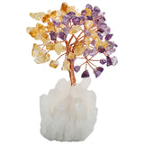 White Whale Tree Reiki Healing Crystal Gems Spiritual Feng Shui Vastu Table Décor