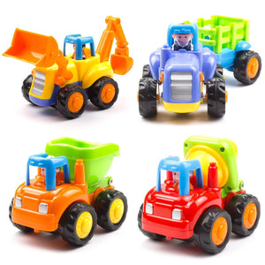 White Whale Unbreakable Automobile Car Toy Set