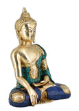 White Whale Brass Buddha Statue Astmangal Buddhism Idol feng Shui Home Decorative Showpiece