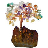 White Whale Tree Reiki Healing Crystal Gems Spiritual Feng Shui Vastu Table Décor