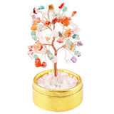 White Whale Tree Reiki Healing Crystal Gems Spiritual Feng Shui Vastu Table Décor