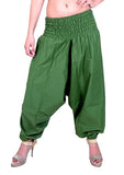 Whitewhale Men Women Cotton Baggy Hippie Boho Gypsy Aladdin Yoga Harem Pants