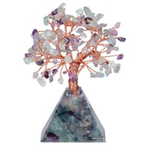 White Whale Tree Reiki Healing Crystal Gems Spiritual Feng Shui Vastu Table Décor