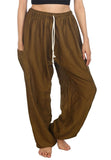 Whitewhale Women's Cotton Harem Hippie Boho Yoga Palazzo Casual Pants